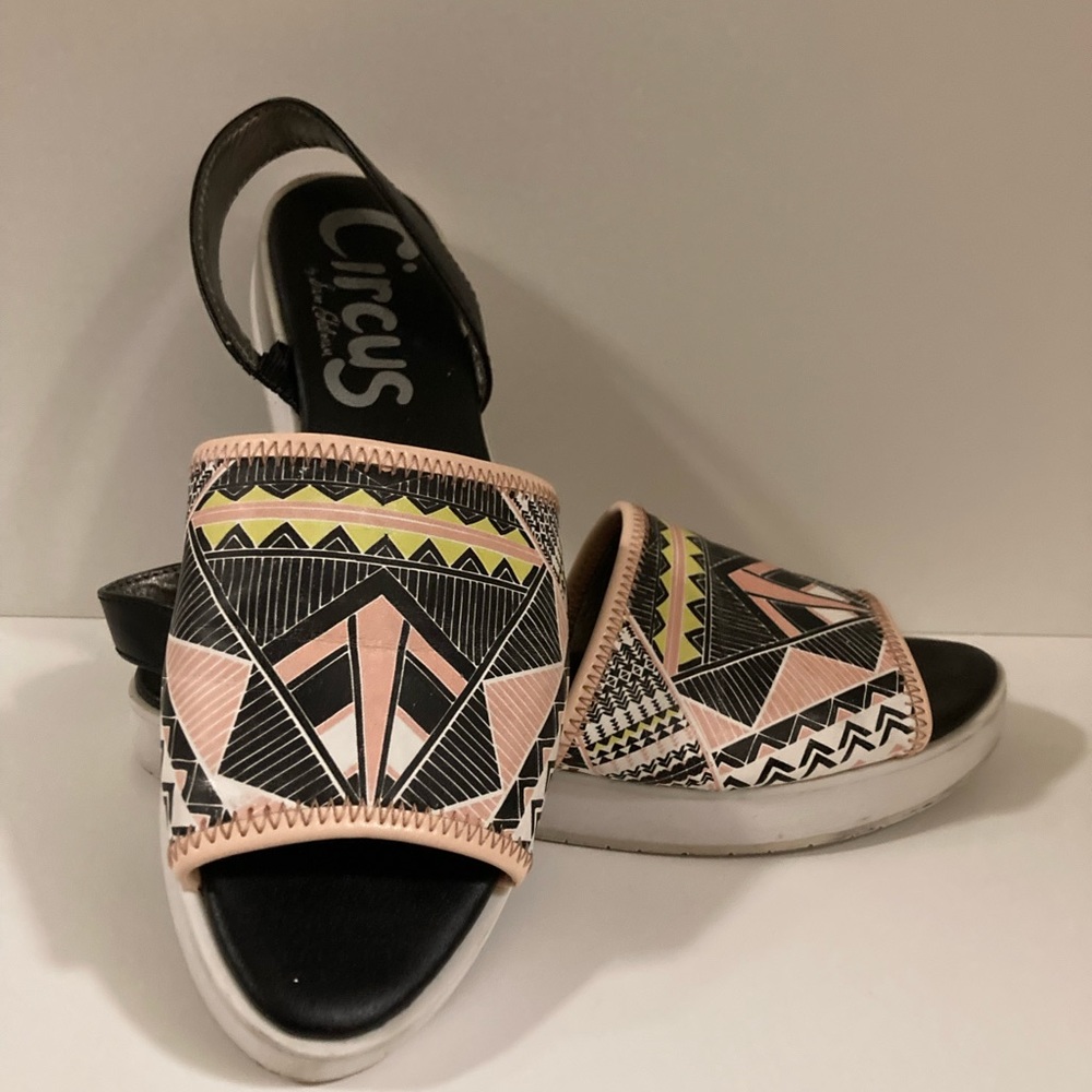 Multi-colored size 8 Circus by Sam Edelman sandals